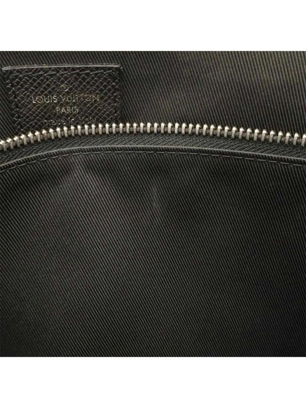 Louis Vuitton Taiga Roman PM Shoulder Bag Crossbody Leather Ardoise Black